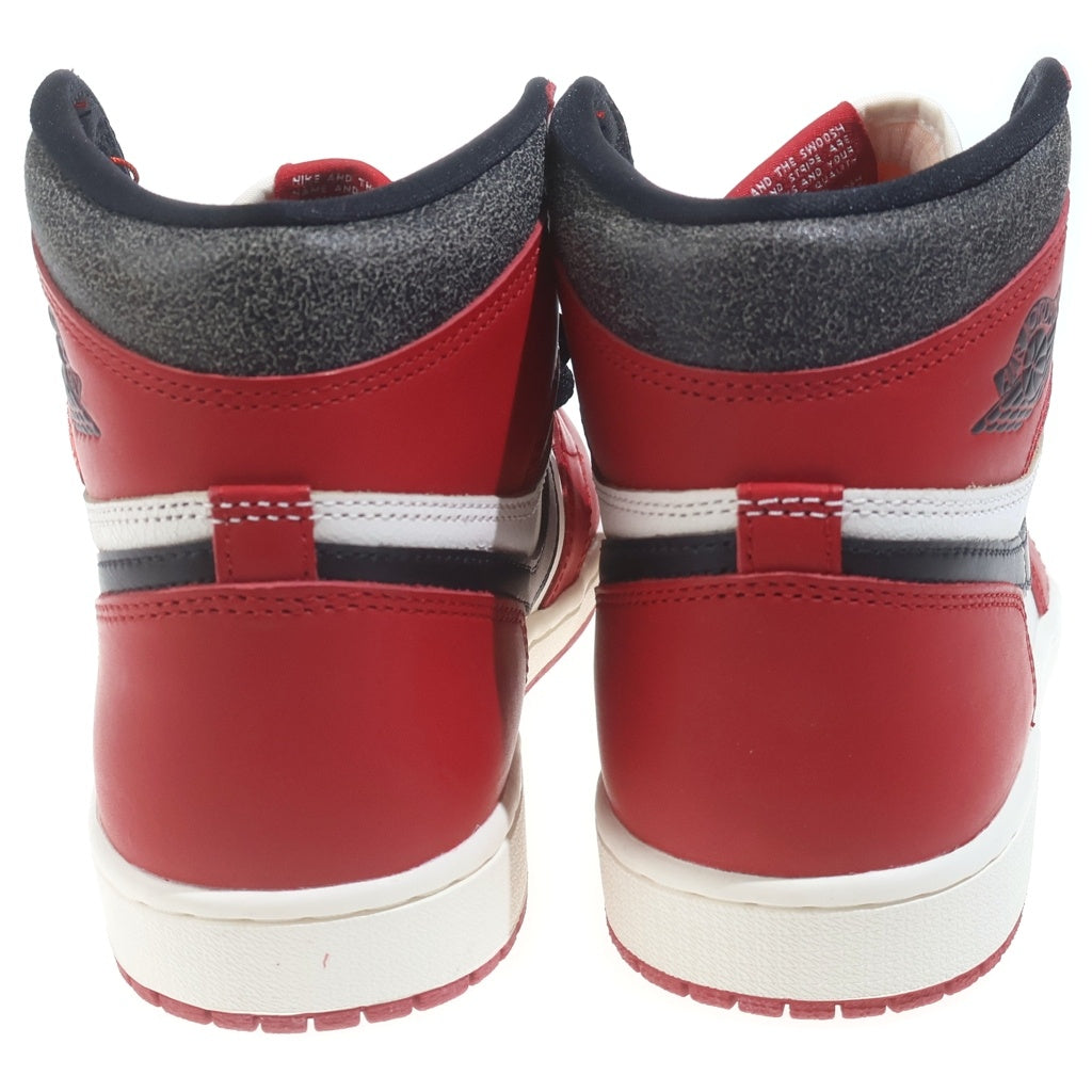 NIKE(ナイキ) AIR JORDAN 1 HIGH OG LOST & FOUND CHICAGO DZ5485-612 エアジョーダン1 ロスト&ファウンド ハイカットスニーカー ブラック/ホワイト/レッド US10/28cm