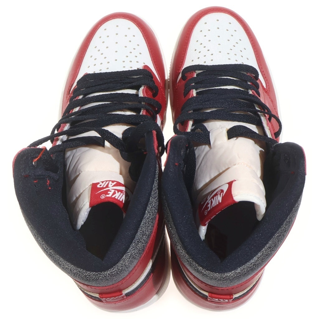 NIKE(ナイキ) AIR JORDAN 1 HIGH OG LOST & FOUND CHICAGO DZ5485-612 エアジョーダン1 ロスト&ファウンド ハイカットスニーカー ブラック/ホワイト/レッド US10/28cm