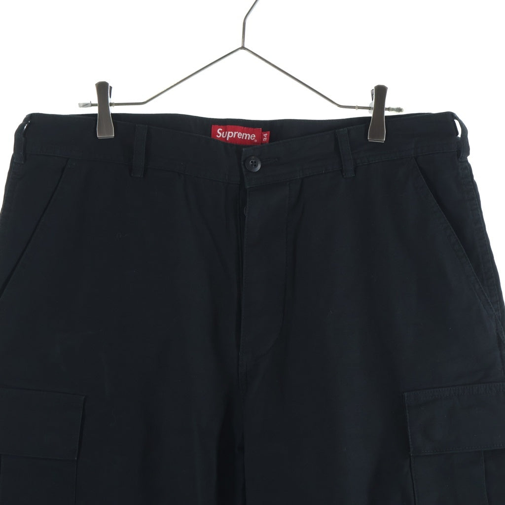 SUPREME(シュプリーム) 22AW Cargo Pant ミリタリー カーゴパンツ ブラック