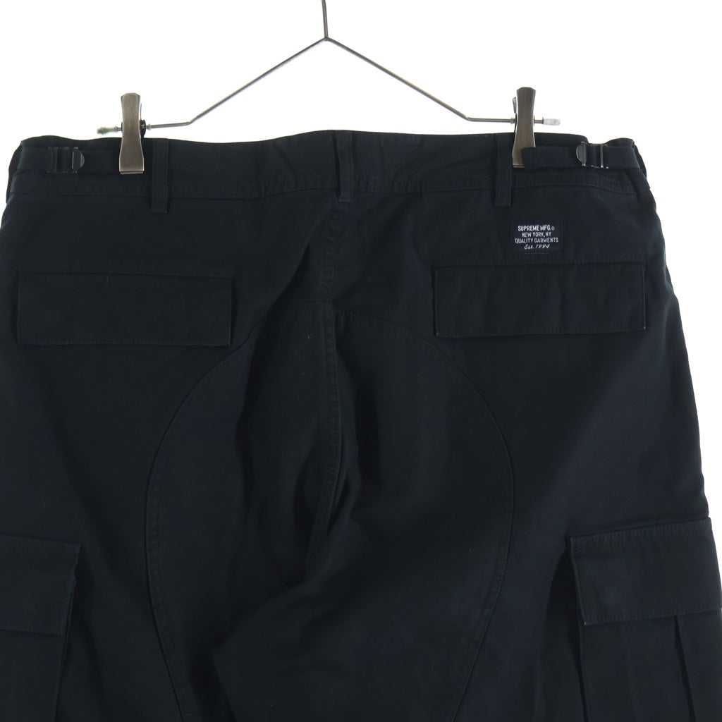 SUPREME(シュプリーム) 22AW Cargo Pant ミリタリー カーゴパンツ ブラック