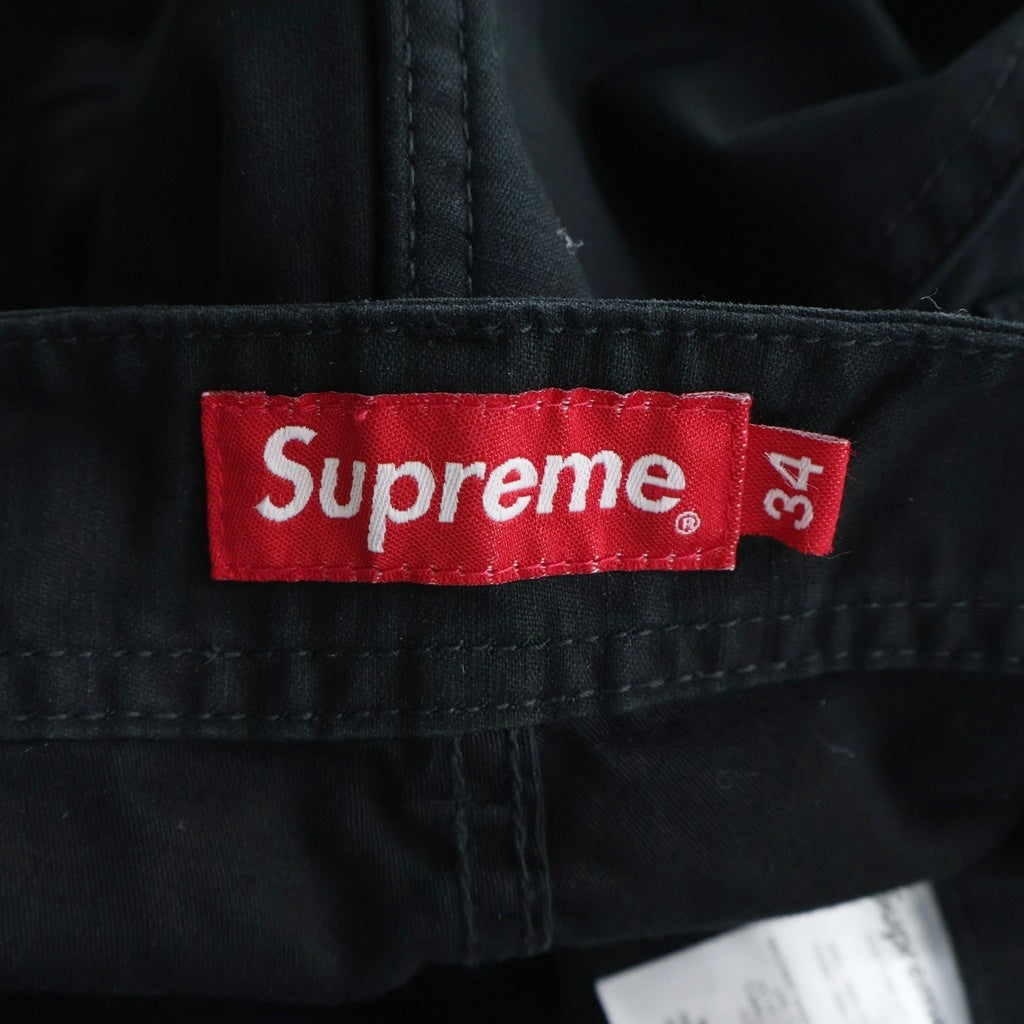 SUPREME(シュプリーム) 22AW Cargo Pant ミリタリー カーゴパンツ ブラック