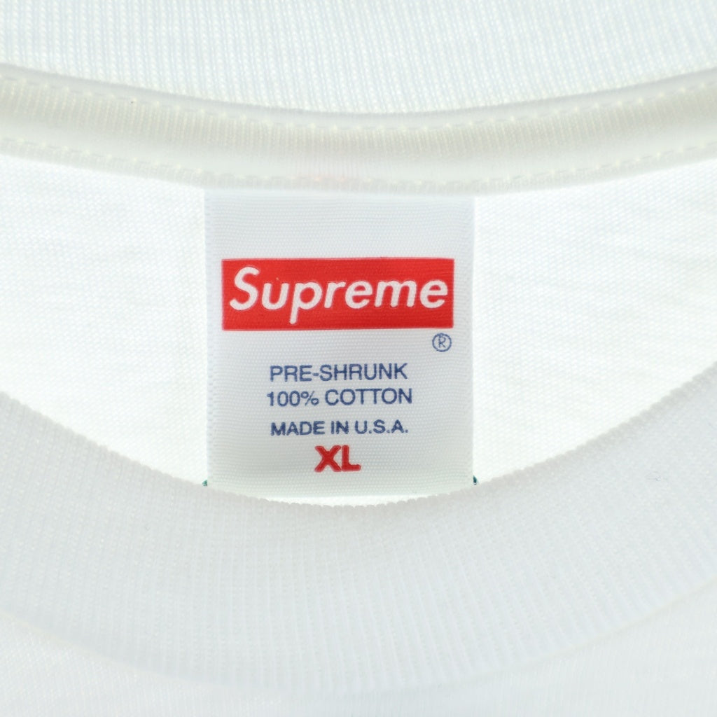 SUPREME(シュプリーム) 21AW Berlin Box Logo Tee ベルリン ボックスロゴ クルーネック 半袖Tシャツ カットソー ホワイト