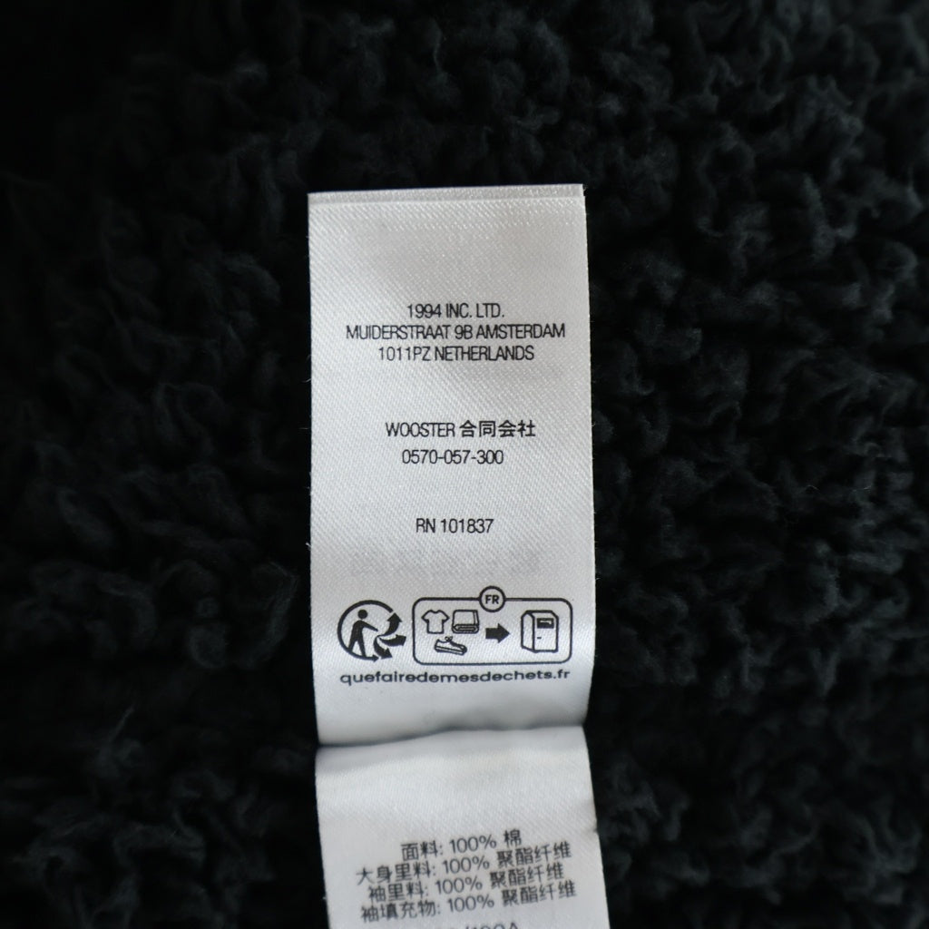 SUPREME(シュプリーム) 24AW Faux Shearling Lined Work Shirt 裏地シアリング デニムジャケット ブラック