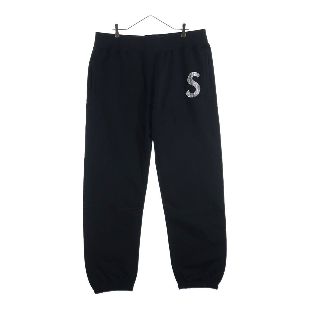 SUPREME(シュプリーム) 21SS ×Swarovski S Logo Sweatpant スワロフスキー Sロゴ スウェットパンツ ブラック