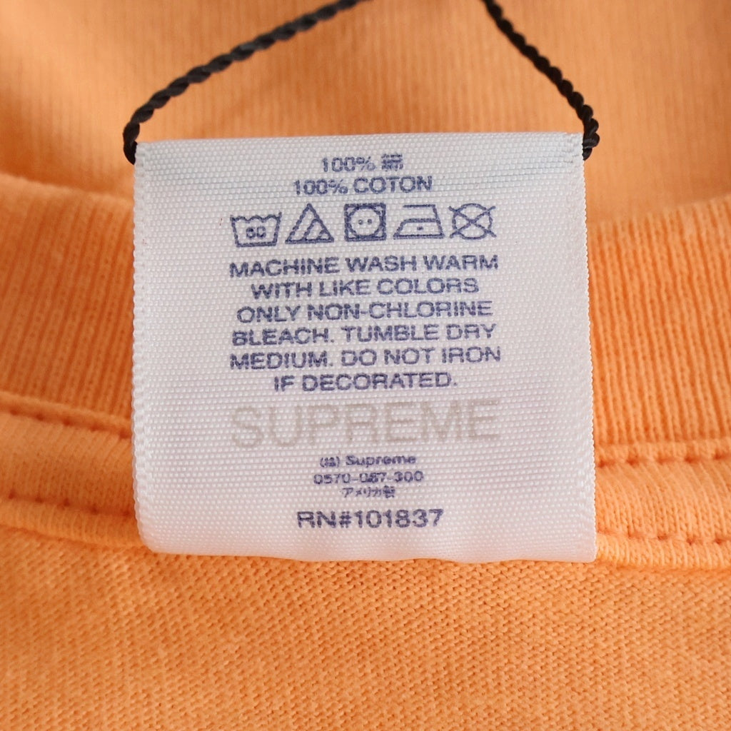 SUPREME(シュプリーム) 23SS Motion Logo Tee モーション ロゴプリント クルーネック 半袖Tシャツ カットソー オレンジ