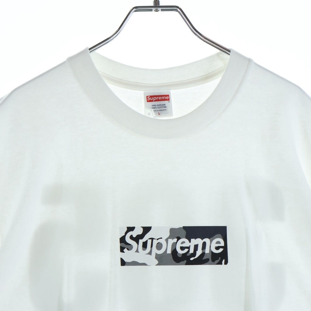 SUPREME(シュプリーム) 23AW Box Logo Tee カモフラ ボックスロゴ クルーネック 半袖Tシャツ カットソー ホワイト
