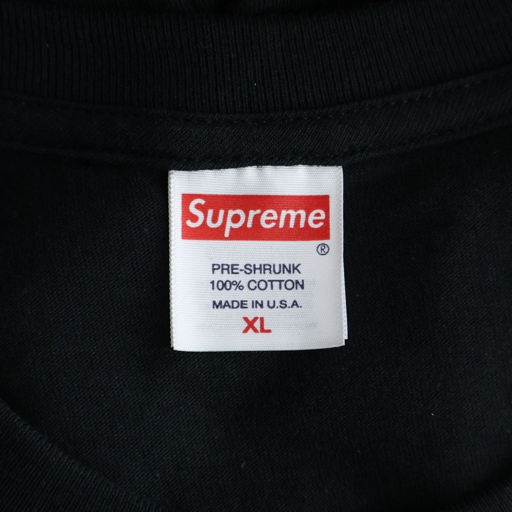 SUPREME(シュプリーム) 24SS Maradona Tee マラドーナ フォトプリント クルーネック 半袖Tシャツ カットソー ブラック