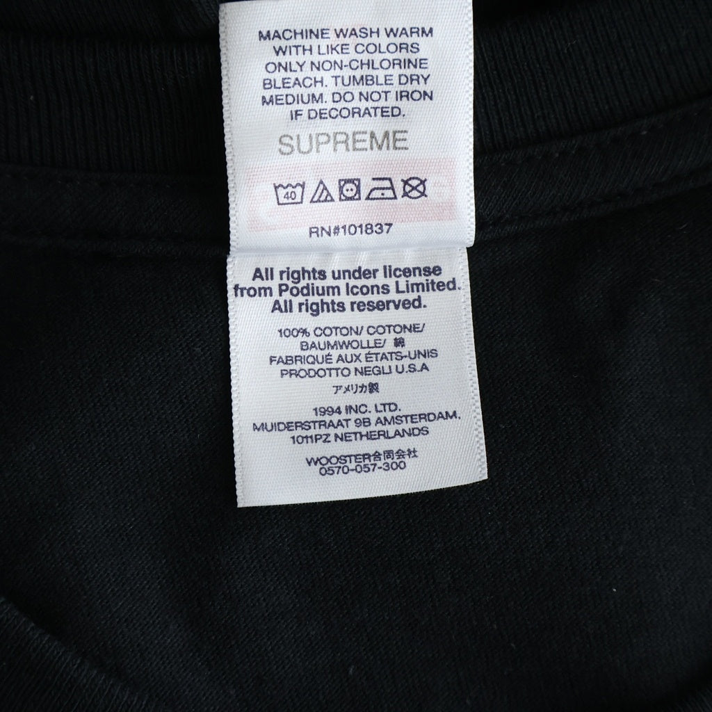 SUPREME(シュプリーム) 24SS Maradona Tee マラドーナ フォトプリント クルーネック 半袖Tシャツ カットソー ブラック