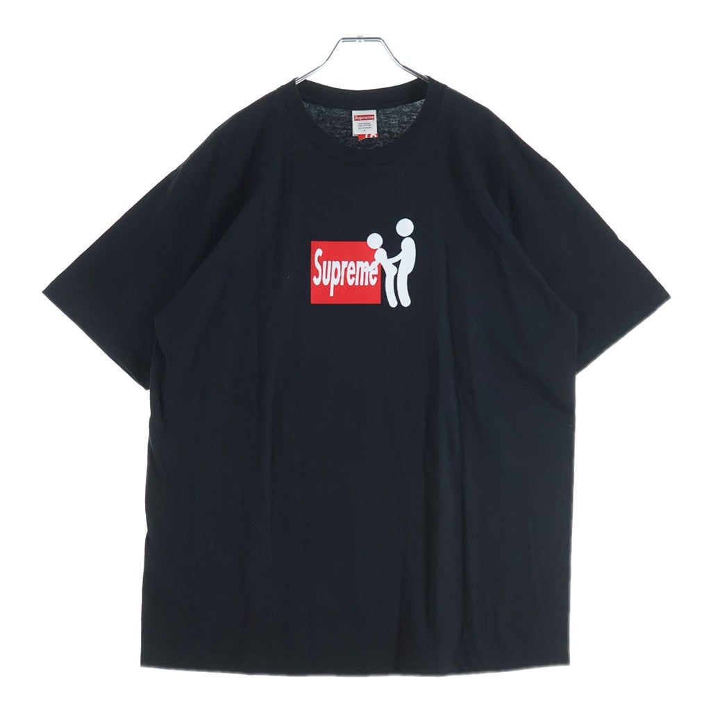 SUPREME(シュプリーム) 25AW Stick Tee スティック ロゴプリント クルーネック 半袖Tシャツ カットソー ブラック