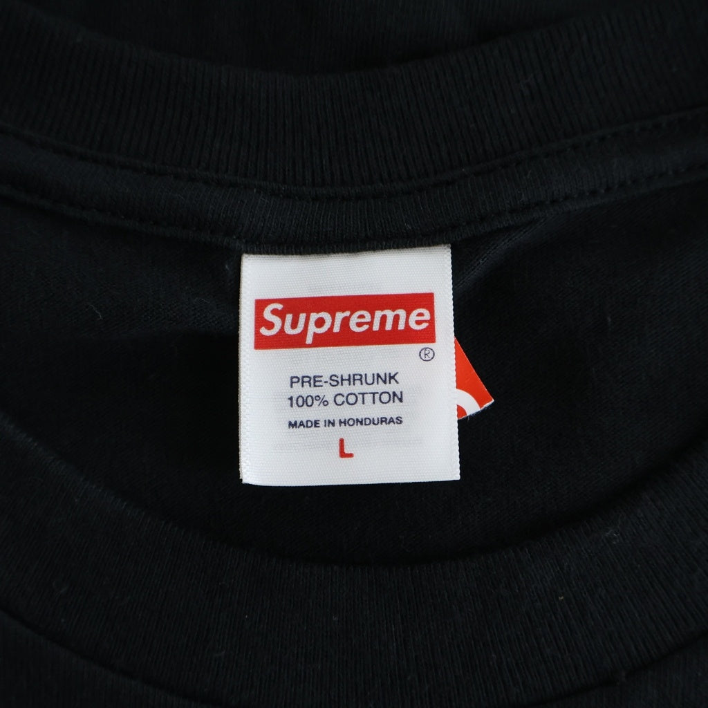 SUPREME(シュプリーム) 25AW Stick Tee スティック ロゴプリント クルーネック 半袖Tシャツ カットソー ブラック
