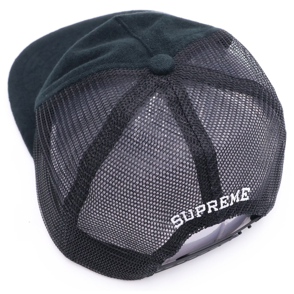 SUPREME(シュプリーム) 24SS Terry Mesh Back 5-Panel テリー ロゴパッチ メッシュ キャップ 帽子 ブラック