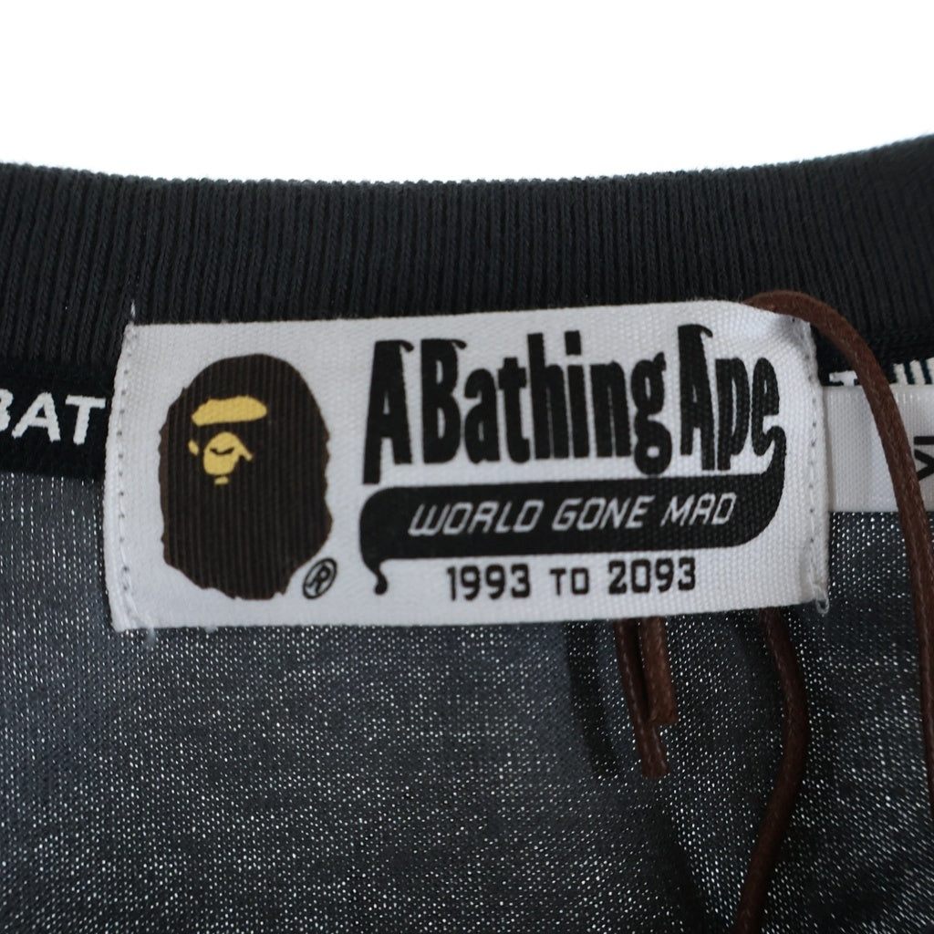 A BATHING APE(アベイシングエイプ) Colour Camo Shark Tee カラーカモ シャーク プリント クルーネック 半袖Tシャツ カットソー ブラック/グレー 001CSF301014X