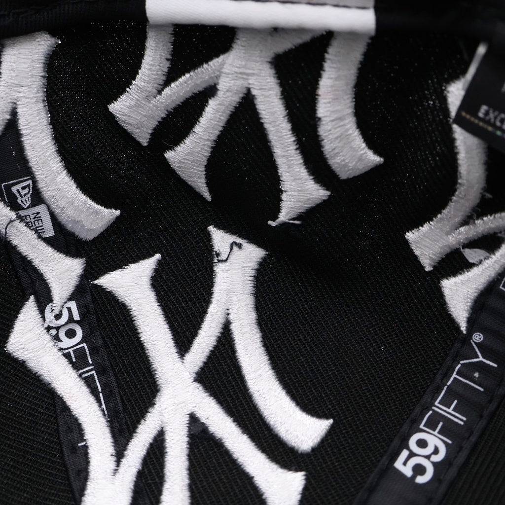 SUPREME(シュプリーム) 21AW ×NEW ERA New York Yankees MLB ニューエラ ニューヨークヤンキース ボックスロゴ ベースボールキャップ 帽子 ブラック