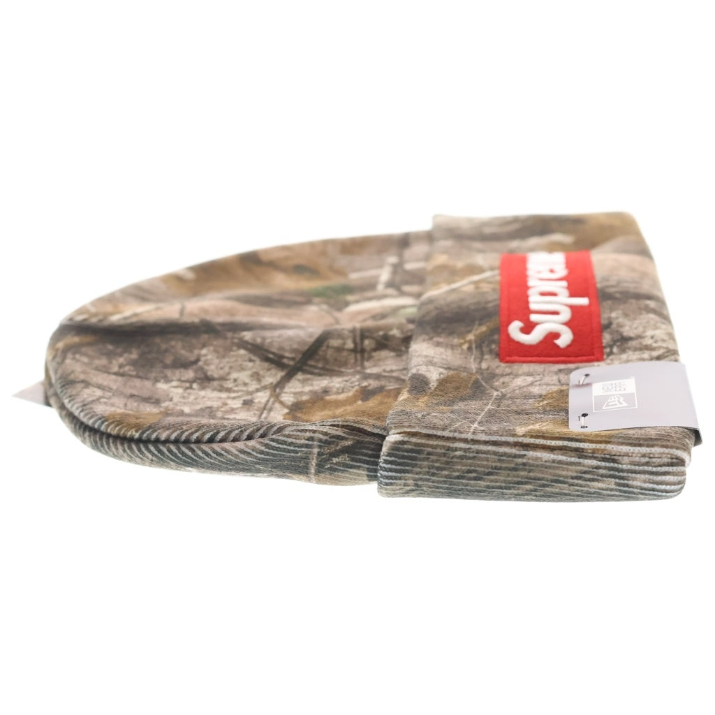 SUPREME(シュプリーム) 25AW ×NEW ERA Box Logo Beanie ニューエラ ボックスロゴ リアルツリーカモ ビーニー ニット帽 帽子 カーキ