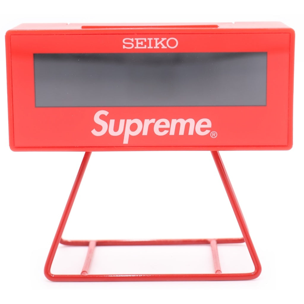 SUPREME(シュプリーム) 21SS×SEIKO Marathon Clock セイコー 時計 マラソンクロック レッド レディース