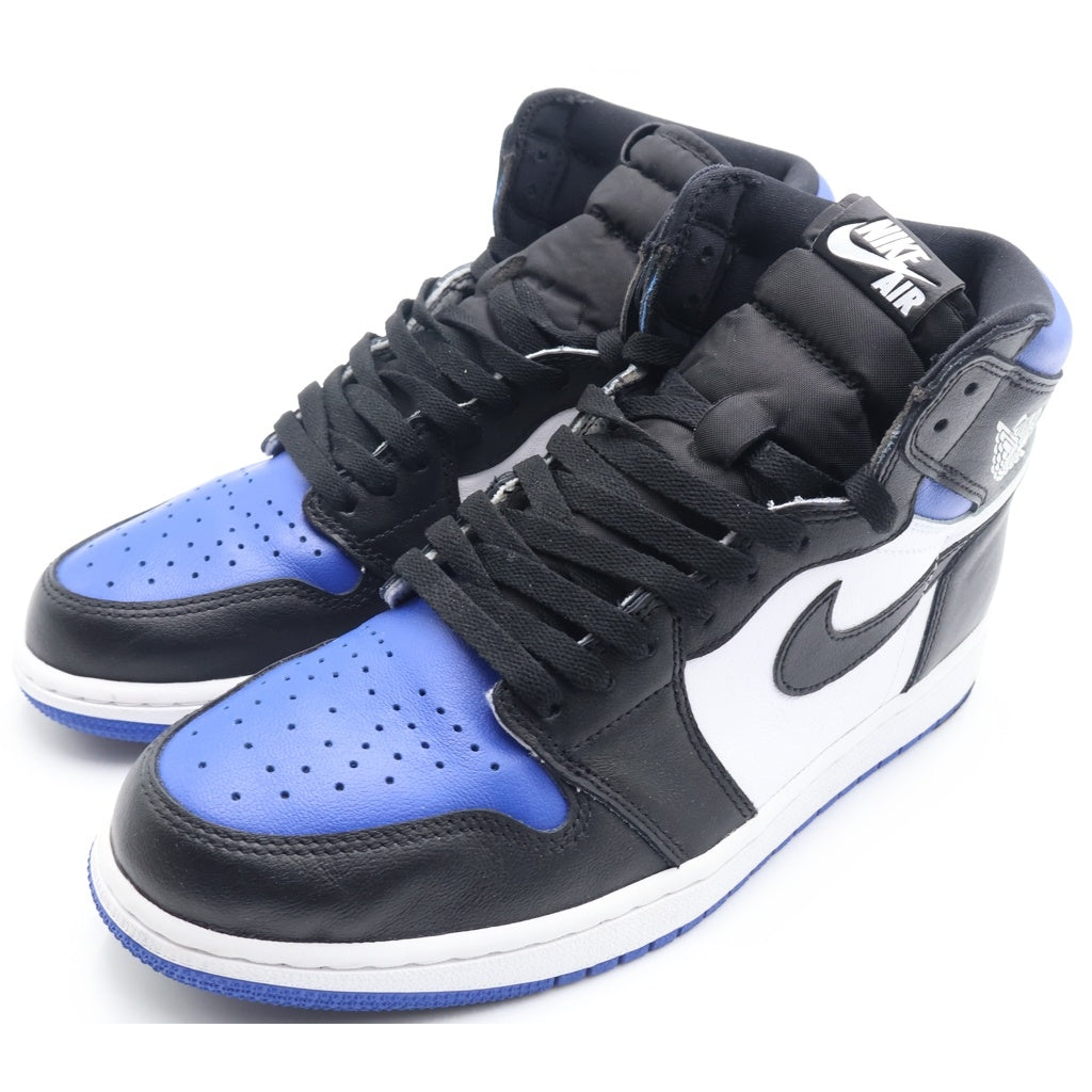 NIKE(ナイキ) AIR JORDAN1 RETRO HIGH OG ROYAL TOE 555088-041 エア ジョーダン1 レトロ ロイヤル トゥ ハイカットスニーカー ホワイト/ブルー US10/28cm