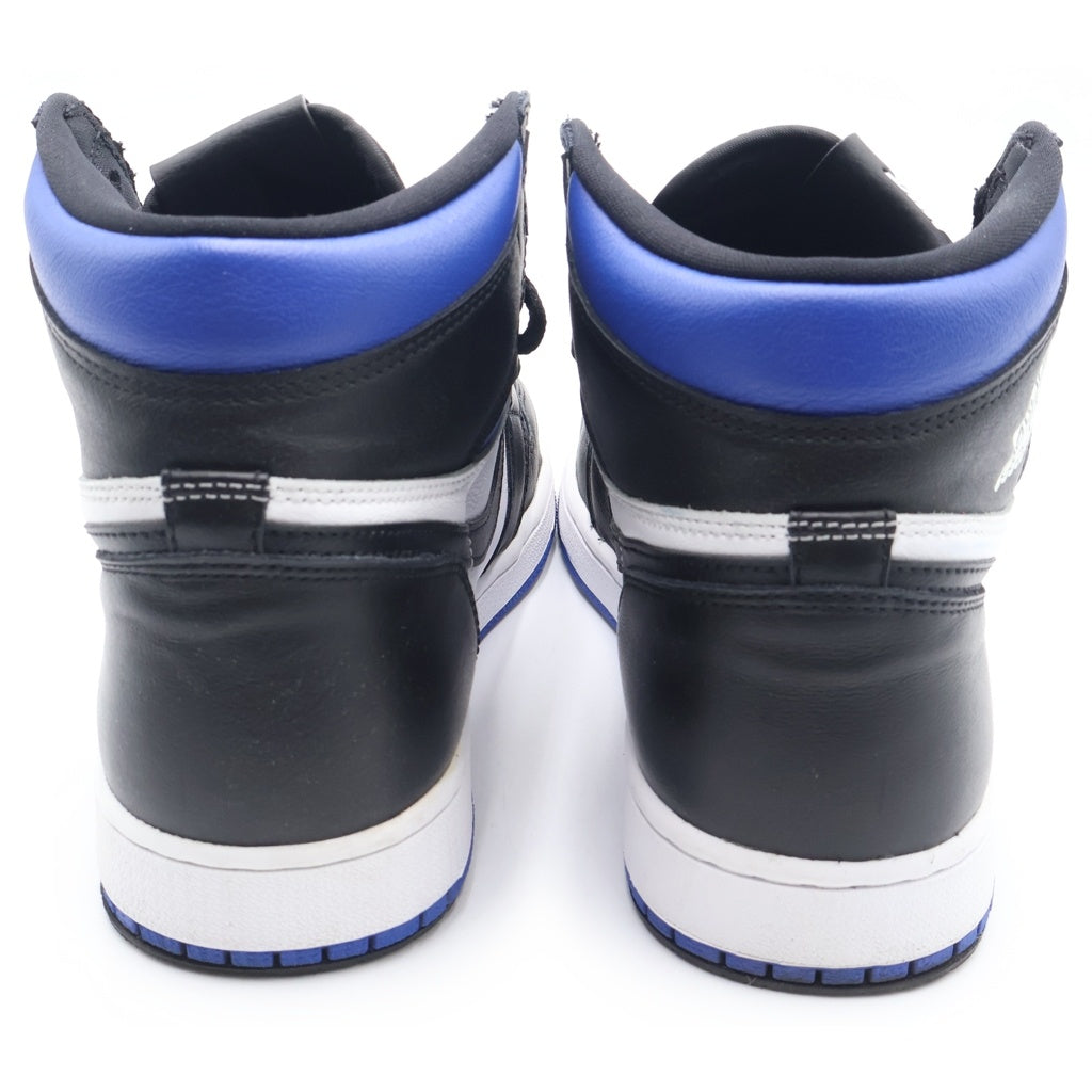 NIKE(ナイキ) AIR JORDAN1 RETRO HIGH OG ROYAL TOE 555088-041 エア ジョーダン1 レトロ ロイヤル トゥ ハイカットスニーカー ホワイト/ブルー US10/28cm