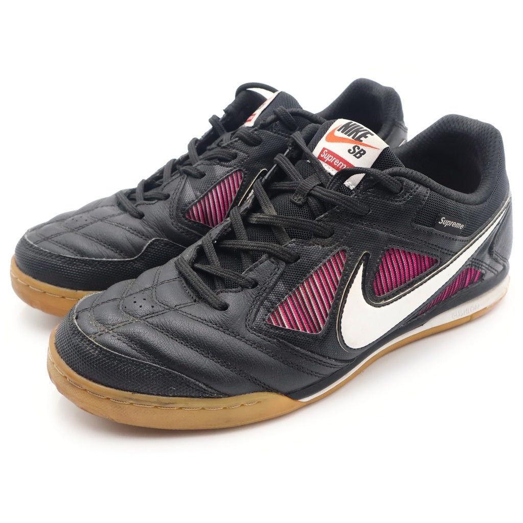 NIKE SB(ナイキエスビー) ×SUPREME LUNER GATO AR9821-001 シュプリーム ルナ ガト ローカットスニーカー ブラック/ピンク US8.5/26.5cm