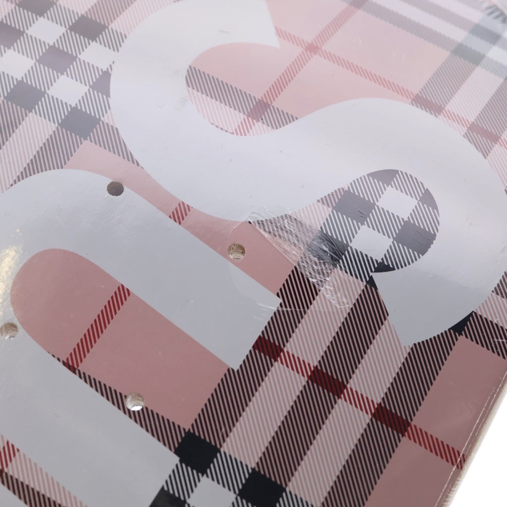 SUPREME(シュプリーム) 22SS ×Burberry Skateboard Deck バーバリー ノヴァチェック スケートボード デッキ ピンク