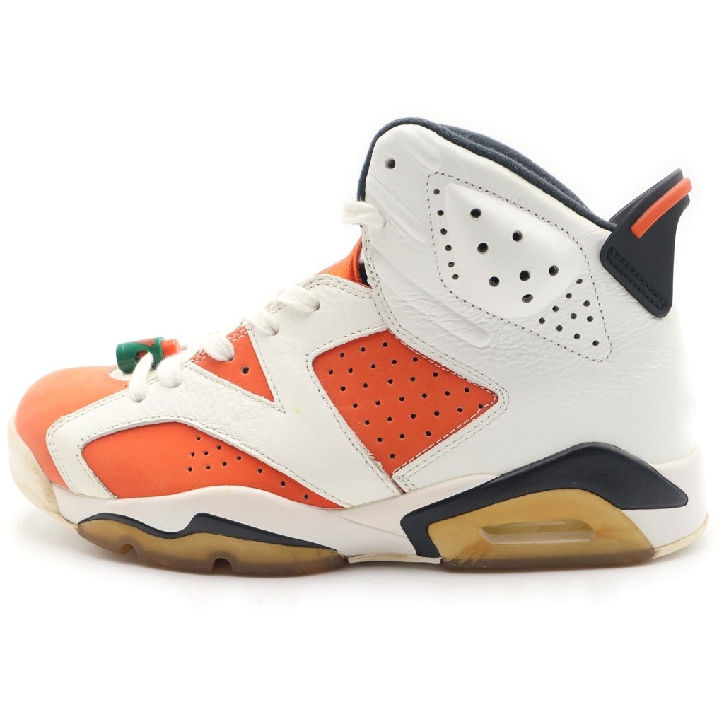 NIKE(ナイキ) AIR JORDAN 6 RETRO GATORADE 384664-145 エアジョーダン 6 レトロ ゲータレード ハイカットスニーカー ホワイト/オレンジ US8.5/26.5cm