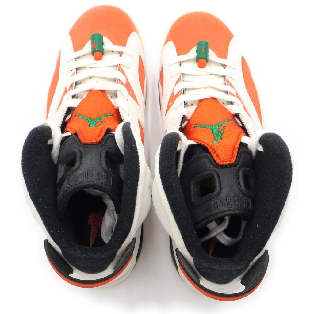 NIKE(ナイキ) AIR JORDAN 6 RETRO GATORADE 384664-145 エアジョーダン 6 レトロ ゲータレード ハイカットスニーカー ホワイト/オレンジ US8.5/26.5cm