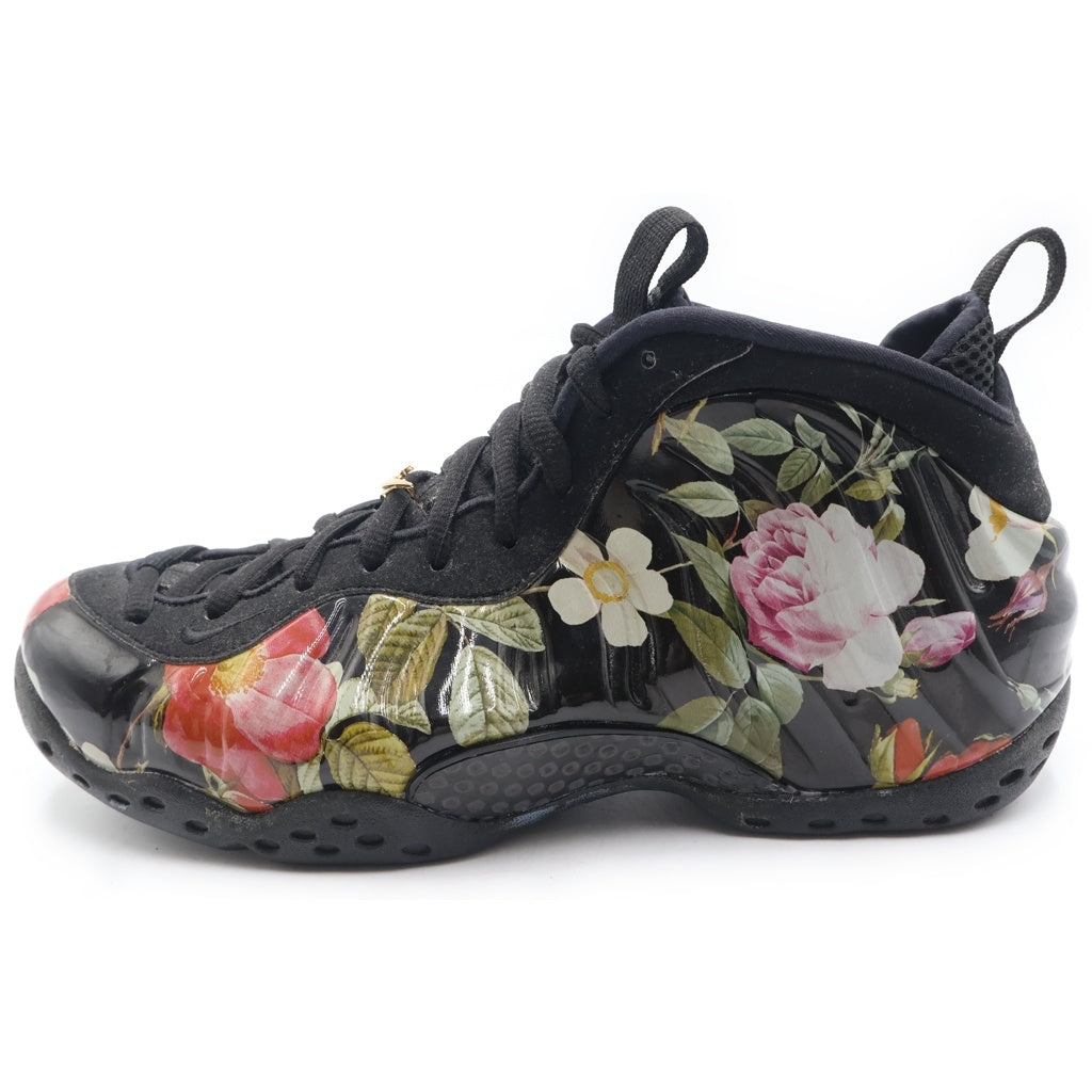 NIKE(ナイキ) AIR FOAMPOSITE ONE FLORAL 314996-012 エア フォームポジット ワン フローラル ハイカットスニーカー ブラック US8.5/26.5cm