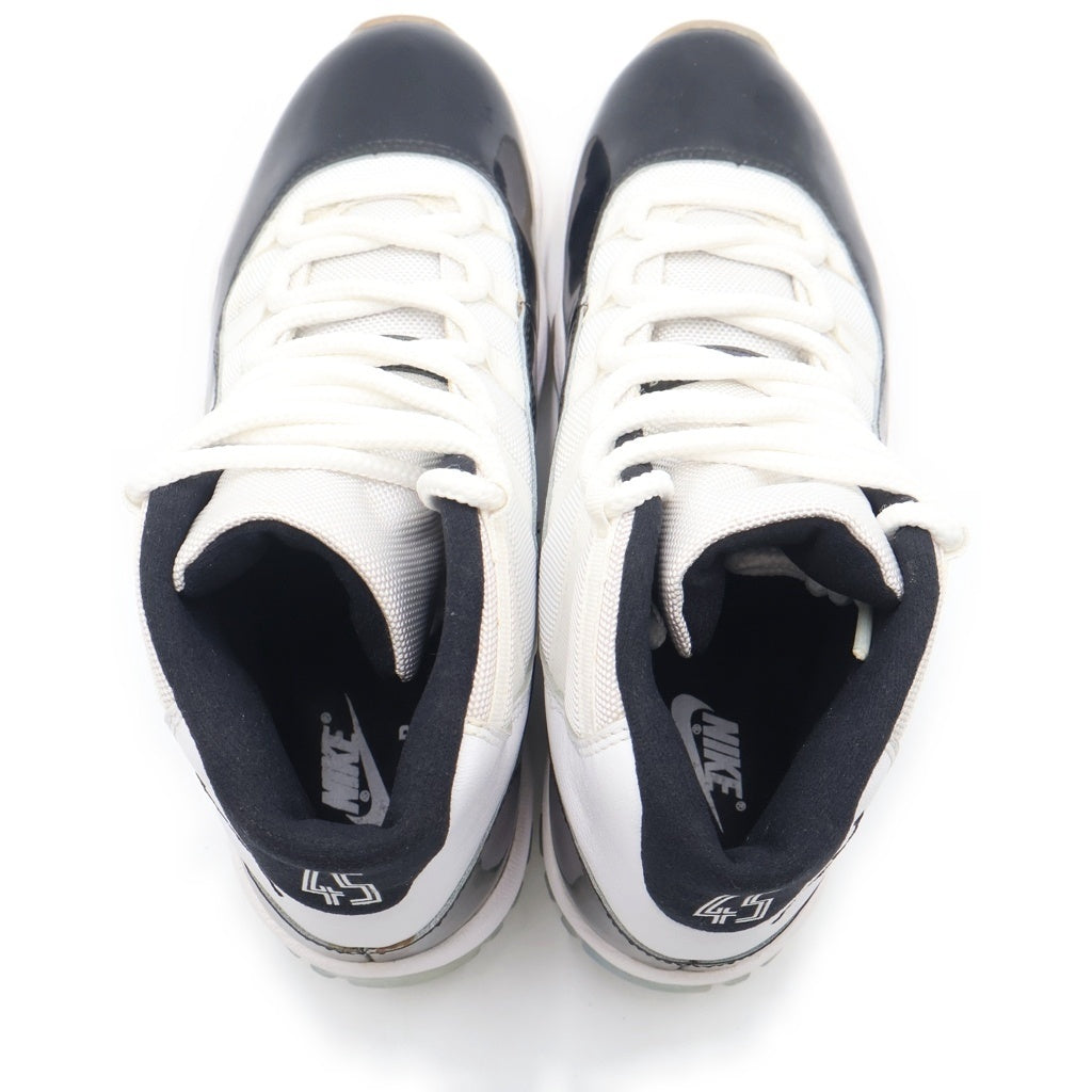 NIKE(ナイキ) AIR JORDAN 11 RETRO CONCORD 2018 378037-100 エアジョーダン11 レトロ コンコルド ハイカットスニーカー ホワイト/ブラック US9/27cm