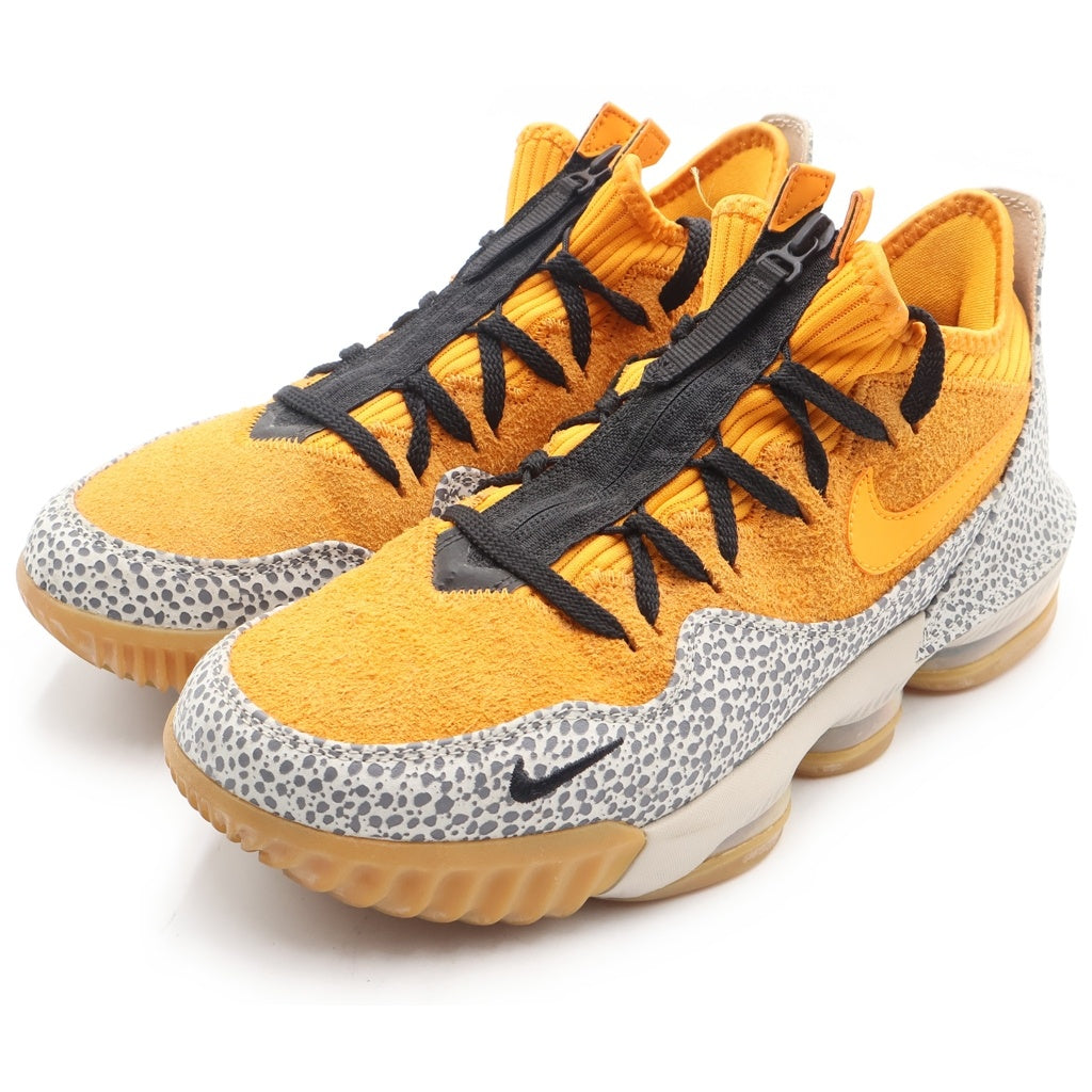 NIKE(ナイキ) ×atmos LEBRON 16 LOW SAFARI CD9471-800 アトモス レブロン16 サファリ ローカットスニーカー オレンジ US9/27cm