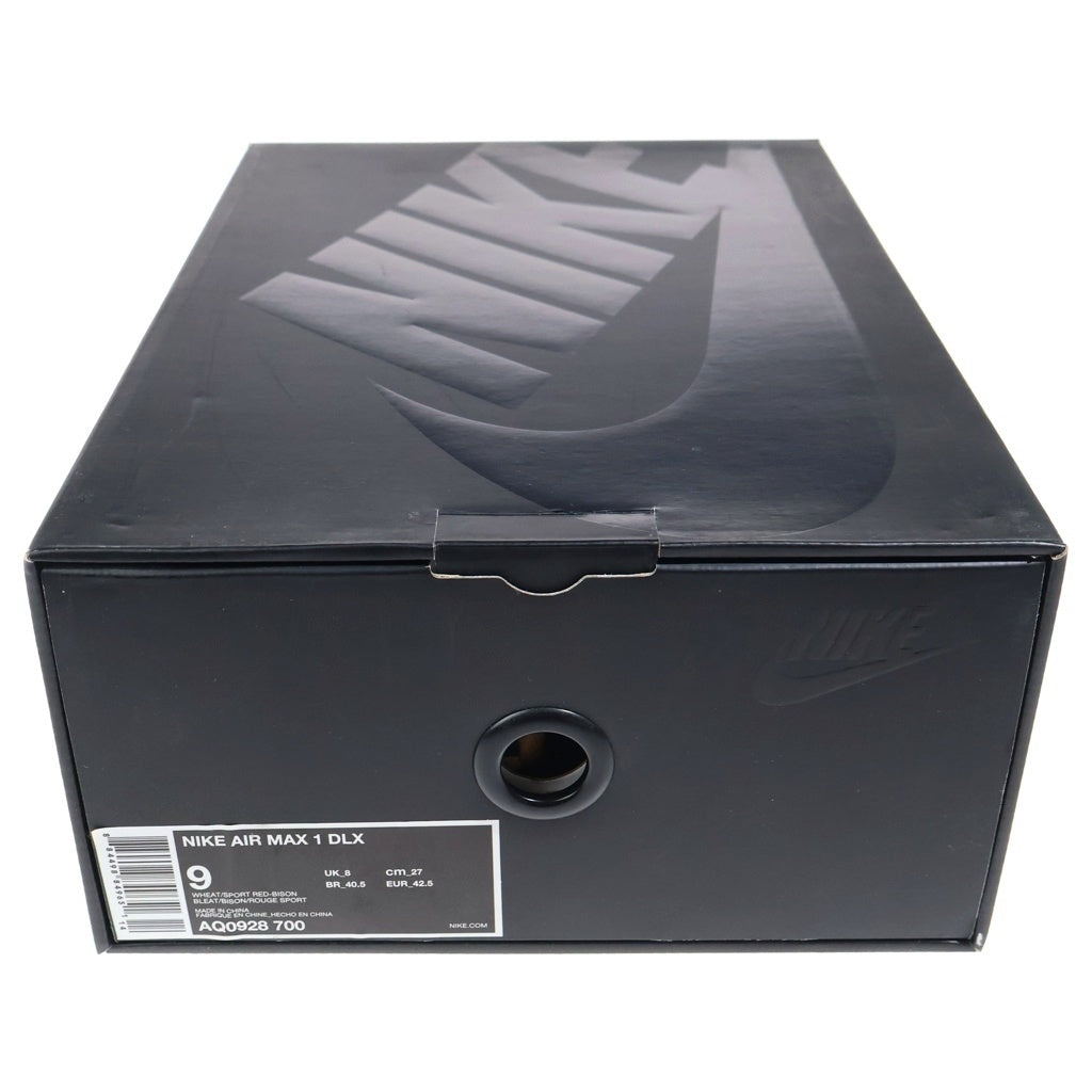 NIKE(ナイキ) ×atmos × AIR MAX 1 DLX ANIMAL PACK/SAFARI AQ0928-700 アトモス エアマックス1 アニマルパック/サファリ ローカットスニーカー ブラウン US9/27cm