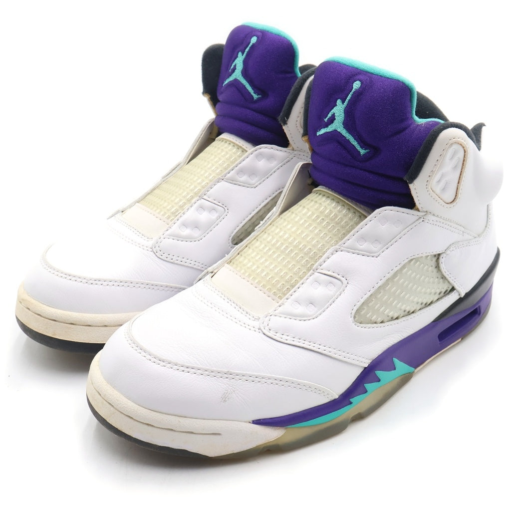 NIKE(ナイキ) AIR JORDAN 5 RETRO GRAPE FRESH PRINCE AV3919-135 エアジョーダン5 レトロ ハイカットスニーカー ホワイト US8.5/26.5cm