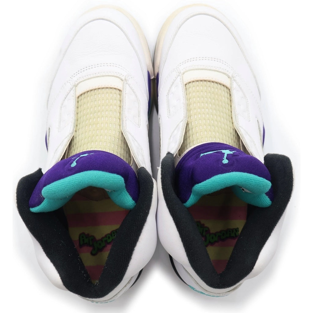 NIKE(ナイキ) AIR JORDAN 5 RETRO GRAPE FRESH PRINCE AV3919-135 エアジョーダン5 レトロ ハイカットスニーカー ホワイト US8.5/26.5cm