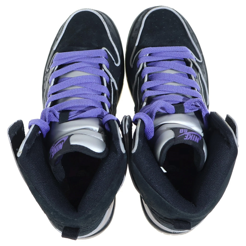 NIKE SB(ナイキエスビー) DUNK HIGH BLACK PURPLE BOX 833456-002 ダンク ブラックパープルボックス ハイカットスニーカー ブラック US8.5/26.5cm