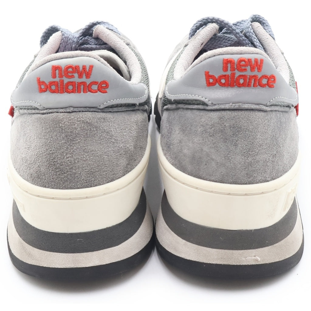 New Balance(ニューバランス) M990VS1 40周年記念モデル スウェードレザー メッシュ ローカットスニーカー グレー US8.5/26.5cm