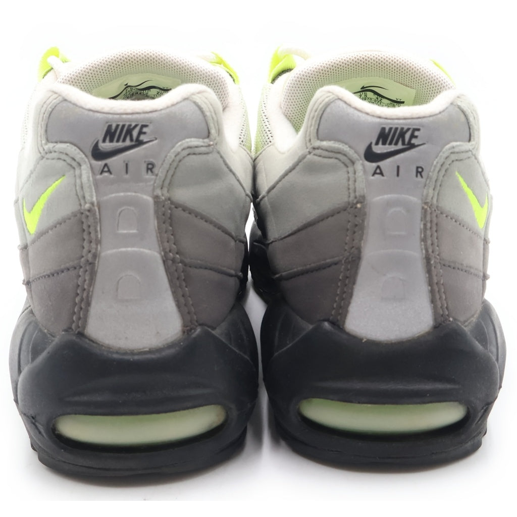 NIKE(ナイキ) AIR MAX 95 OG 554970-071 エア マックス 95 ローカットスニーカー グレー/イエロー US8.5/26.5cm