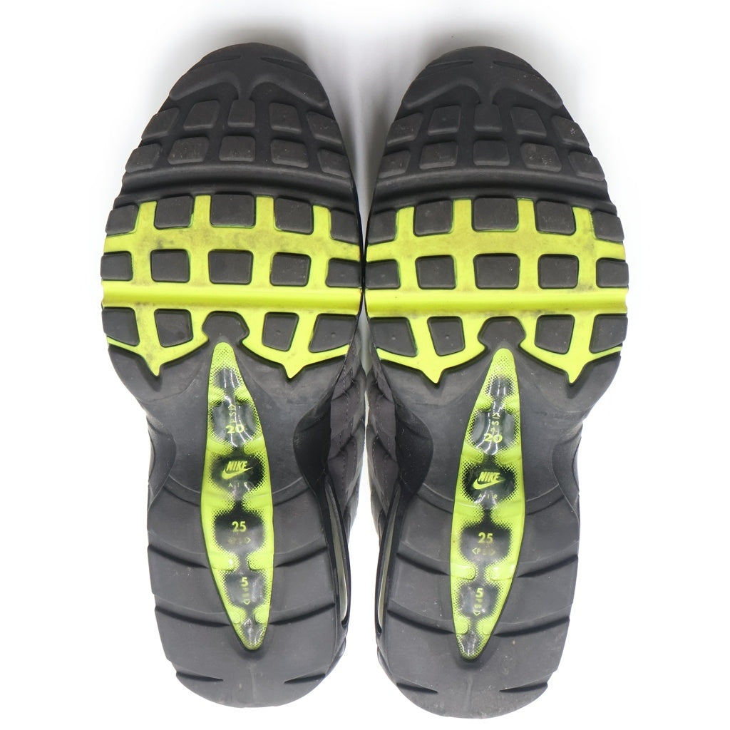 NIKE(ナイキ) AIR MAX 95 OG 554970-071 エア マックス 95 ローカットスニーカー グレー/イエロー US8.5/26.5cm