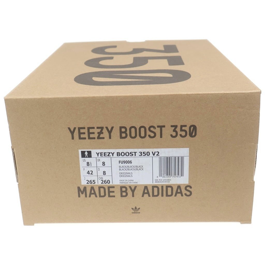 adidas(アディダス) YEEZY BOOST 350 V2 FU9006 イージーブースト ローカットスニーカー ブラック US8.5/26.5cm