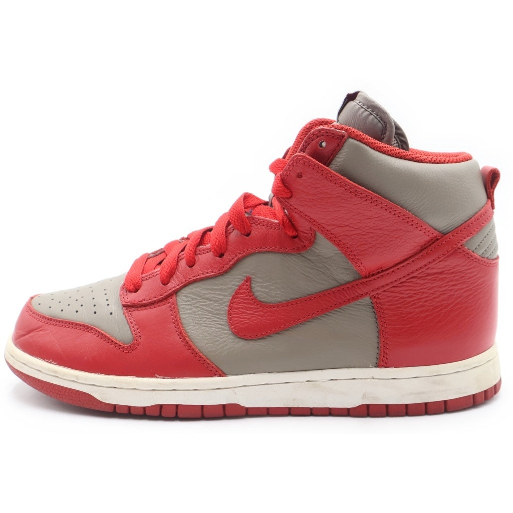 NIKE(ナイキ) DUNK HIGH UNLV 2016 850477-001 ダンク ハイカットスニーカー グレー レッド US8.5/26.5cm