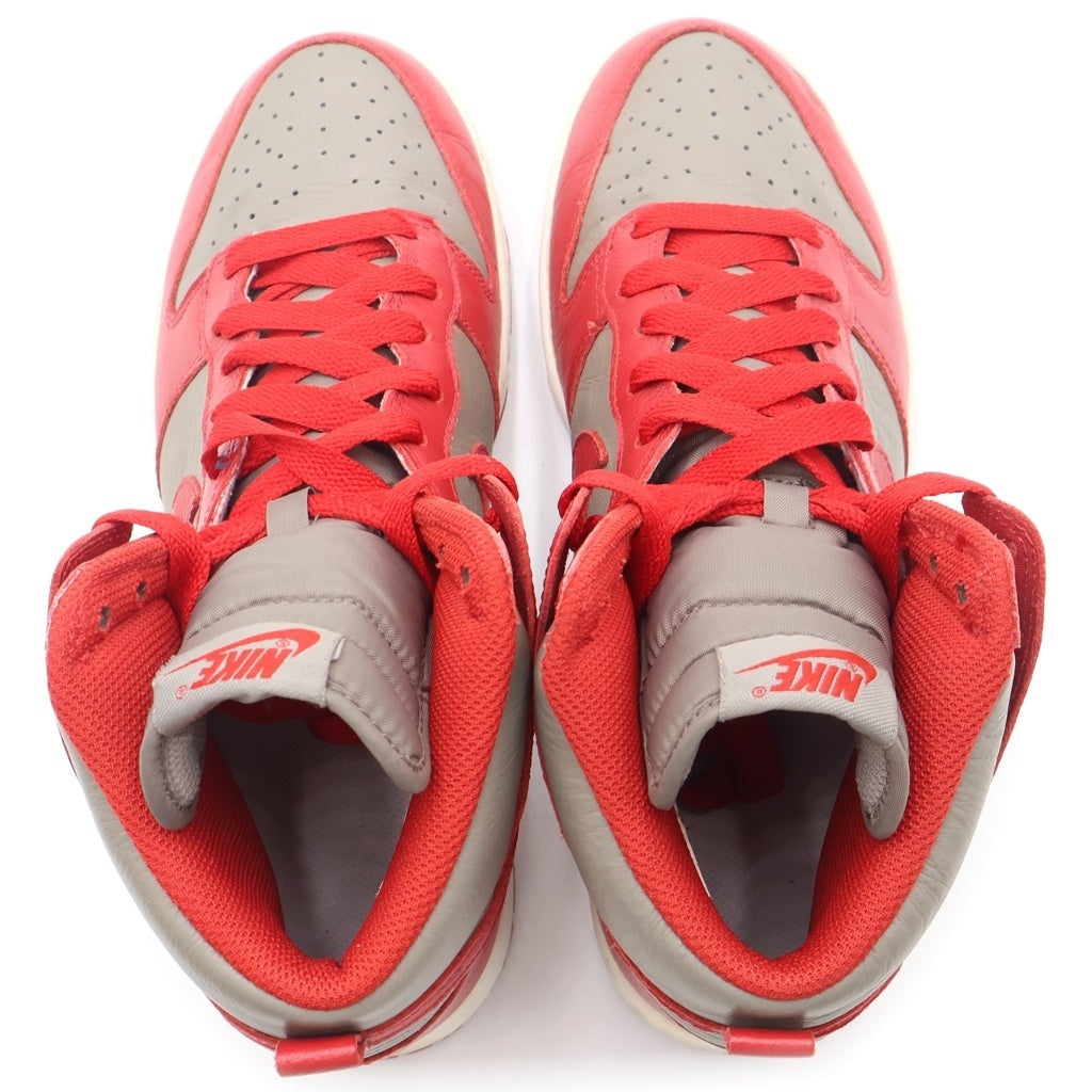 NIKE(ナイキ) DUNK HIGH UNLV 2016 850477-001 ダンク ハイカットスニーカー グレー レッド US8.5/26.5cm