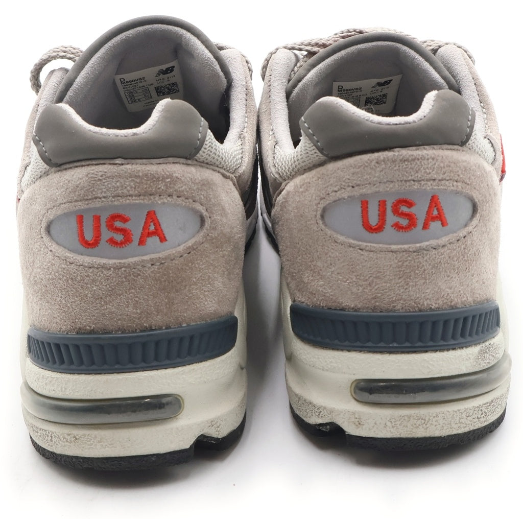 New Balance(ニューバランス) M990VS2 990V2 ローカットスニーカー グレー US8.5/26.5cm