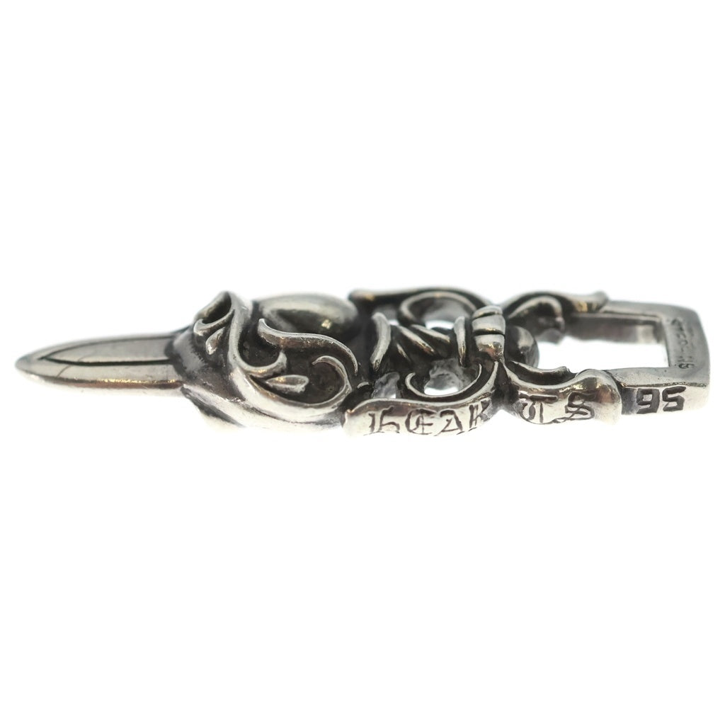 CHROME HEARTS(クロムハーツ) DAGGER HEART ダガーハート ペンダントトップ シルバー BCA243