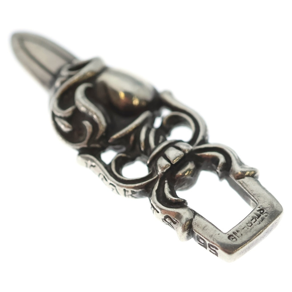 CHROME HEARTS(クロムハーツ) DAGGER HEART ダガーハート ペンダントトップ シルバー BCA243