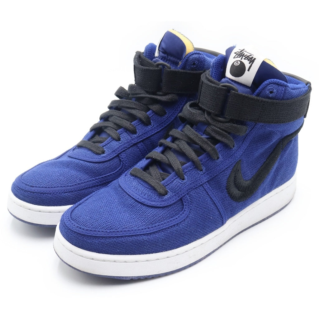 NIKE(ナイキ) ×STUSSY VANDAL HIGH DX5425-400 ステューシー バンダル ハイカットスニーカー ブルー US8/26cm