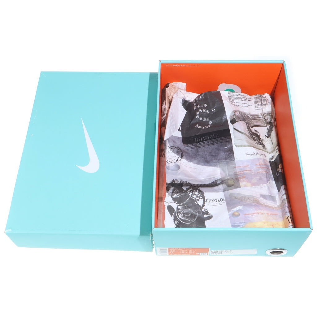 NIKE(ナイキ) ×TIFFANY&CO AIR FORCE 1 LOW 1837 BLACK DZ1382-001 ティファニー エアフォース1 ローカットスニーカー シューズ ブルー/ブラック US9.5/27.5cm