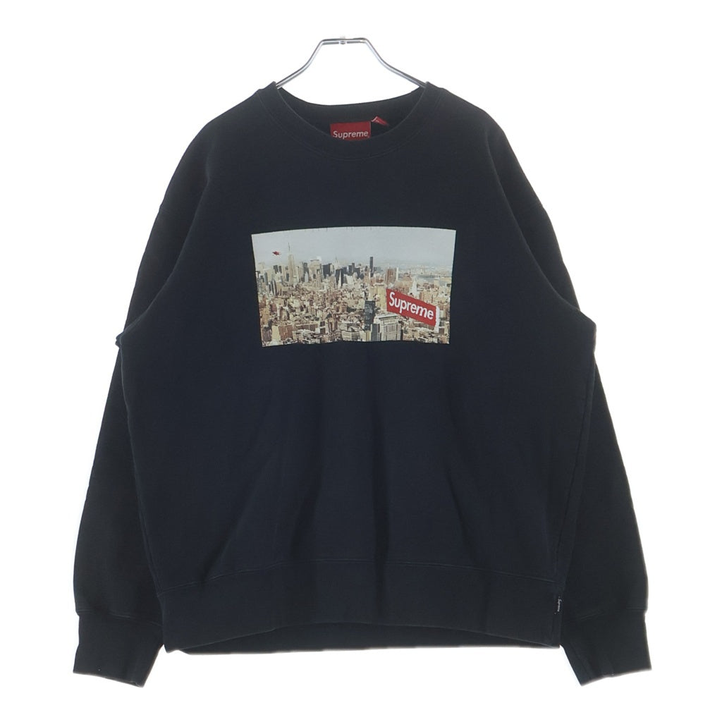SUPREME(シュプリーム) 20AW Aerial Crewneck エアリアル プリント クルーネック スウェット トレーナー ブラック