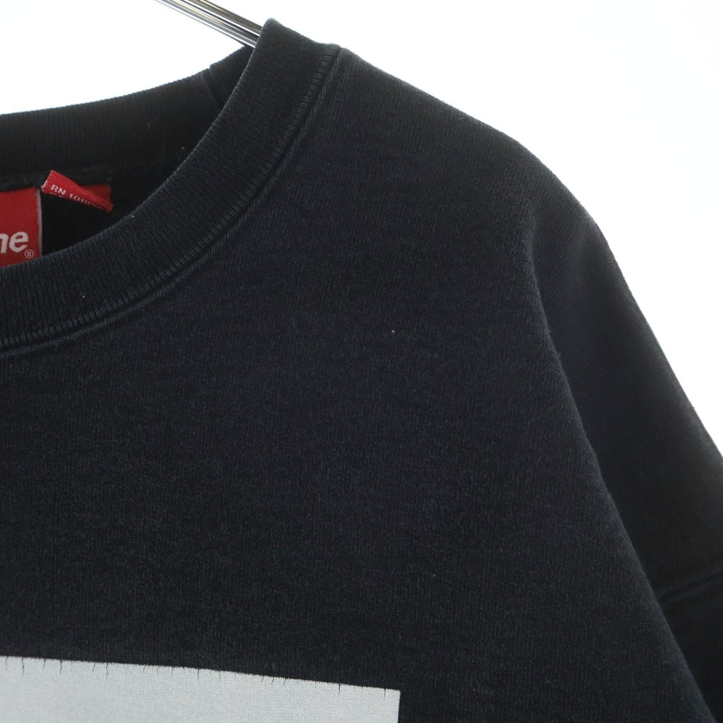 SUPREME(シュプリーム) 20AW Aerial Crewneck エアリアル プリント クルーネック スウェット トレーナー ブラック