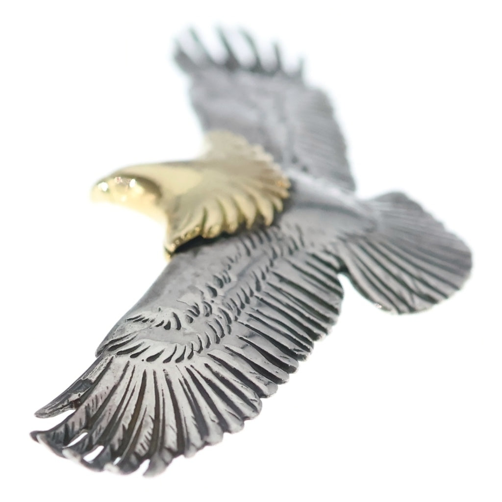 TADY & KING(タディアンドキング) K18 中イーグル 頭金 ペンダントトップ シルバー/ゴールド