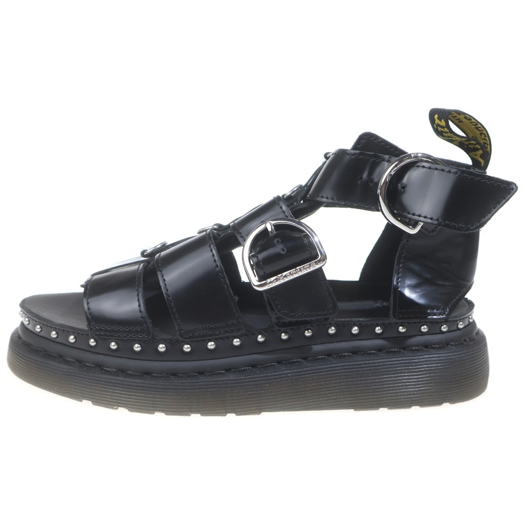 Dr.Martens(ドクターマーチン) 6707 MACKYE HDW マッケイ ハードウェア レザー ストラップ サンダル ブラック レディース