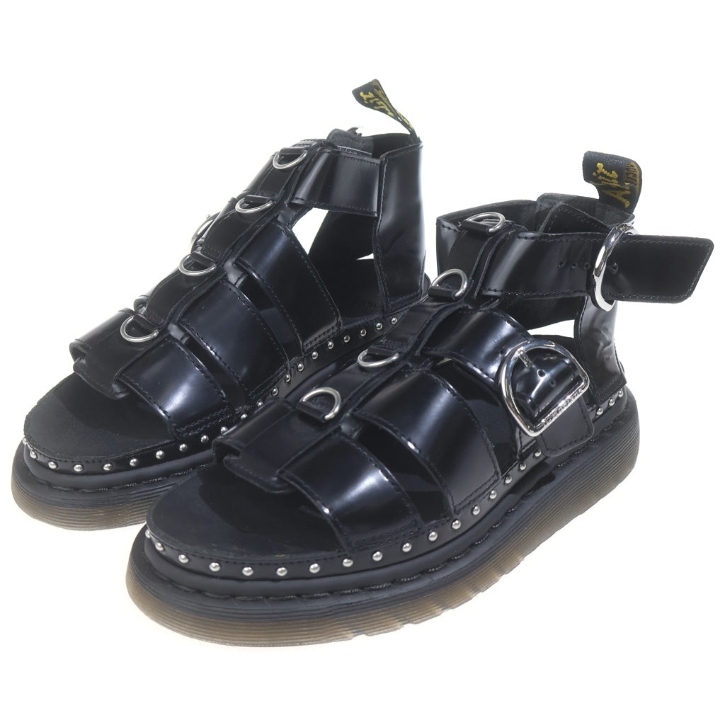 Dr.Martens(ドクターマーチン) 6707 MACKYE HDW マッケイ ハードウェア レザー ストラップ サンダル ブラック レディース
