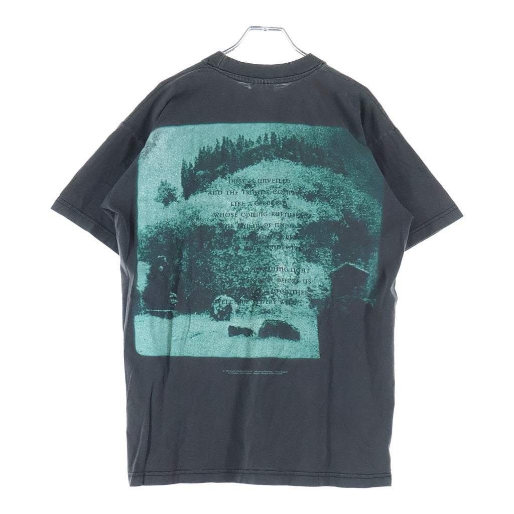 VINTAGE(ヴィンテージ) 90S CRADLE OF FILTH 1996 DUSK AND HER EMBRACE Tee EURO クレイドル オブ フィルス フロントフォト プリント半袖Tシャツ ユーロ タグ ブラック