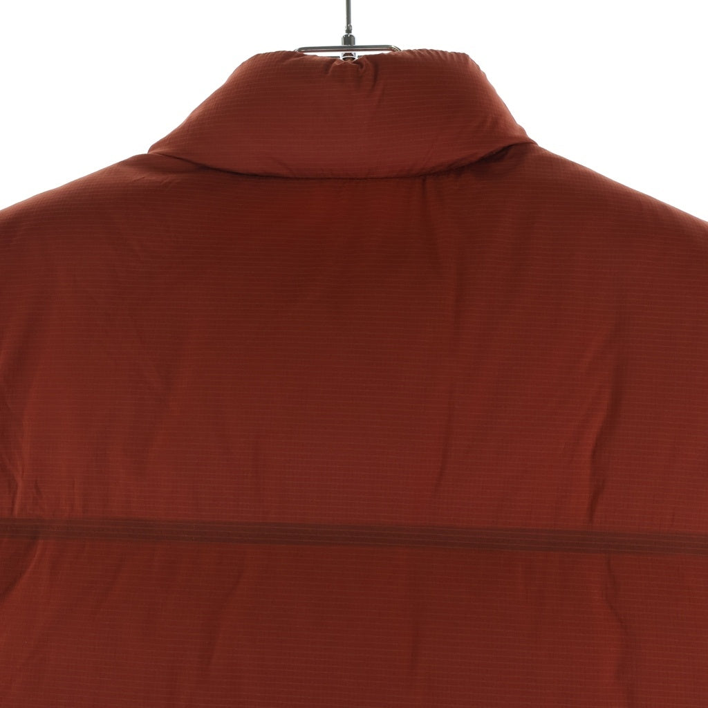 GUCCI(グッチ) ×THE NORTH FACE ザノースフェイス ジップアップ ナイロン グースダウンベスト オレンジ 663761 XAAC1